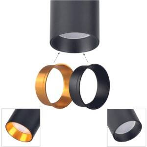 Zestaw szynowy MARIBEL Czarny+złoty 3xGU10 reflektor, szyna 1m