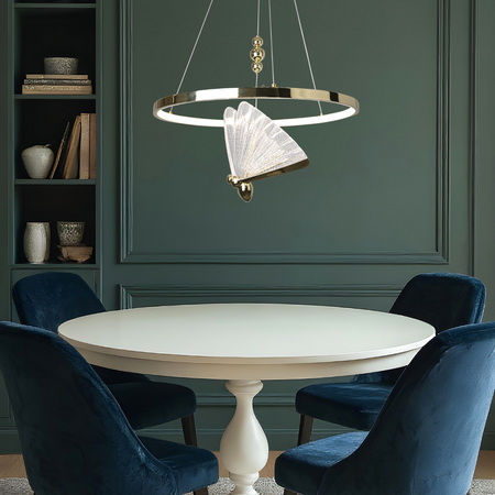 Light prestige Marissa 1 ring wisząca złota LP-2515/1P GD