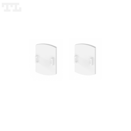 Komplet zaślepek bocznych białych P4-10 do osłonki C1 (2 szt bez otworu) (nr kat 77041002)