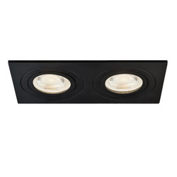 Oprawa OZZO OLAF2-221-BL podwójna kwadratowa czarna