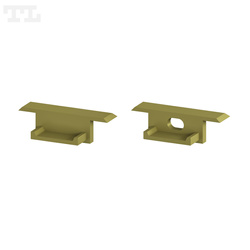 Komplet zaślepek bocznych GOLD P6-2 do osłonki C13 (1 szt. z otworem, 1 szt bez otworu) (nr kat 7706292)