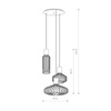 Nowodvorski Lampa wisząca czarna PICO 