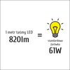Taśma LED S2835x120 12W 820lm/m 3000K IP20 RA80 5m INQ