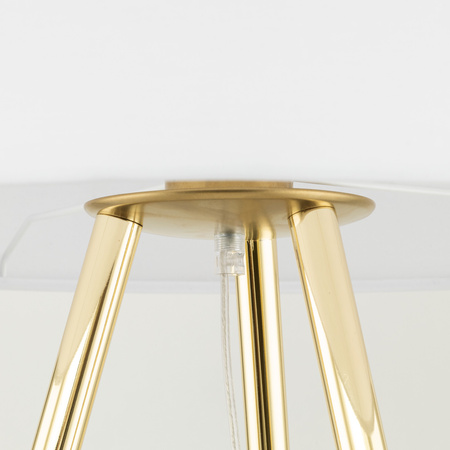 Lampa podłogowa UMBERTO White/Gold 1xE27