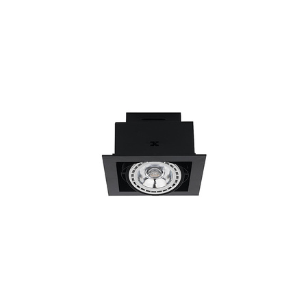 Nowodvorski Lampa punktowa podtynkowa czarna DOWNLIGHT ES111 