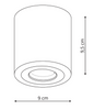 Faro XL oprawa natynkowa biała z IP65 LP-6510/1SM XL WH