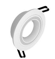 Oprawa podtynkowa FALCO okrągła biała z oprawką GU10