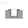 LED P18-1 Profil 2000 mm biały lakierowany (nr kat 8618111)