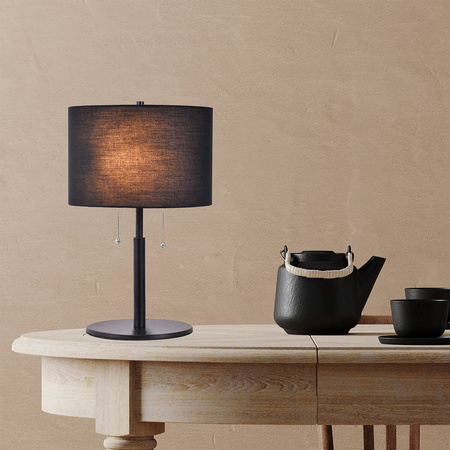 Light prestige Fogo stołowa czarna LP-0304/2T BK