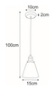 Lampa wisząca K-8036A-1 z serii SAMANTA