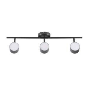Lampa ścienno-sufitowa ruchoma LED KUBIK 3 Czarna 3000K