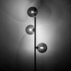 Lampa podłogowa ESTERA Black 3xG9