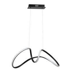 Lampa wisząca TESORO BLACK 48W LED czarny mat
