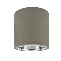 Oprawa sufitowa natynkowa tuba Downlight Ø 17cm szara