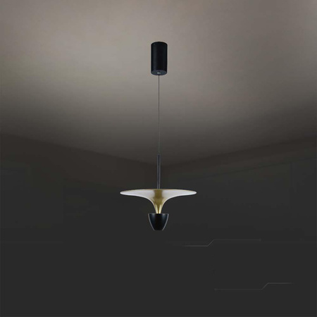 Oprawa Zwieszana V-TAC 9W LED Czarny+Złoty VT-7832 4000K 1000lm