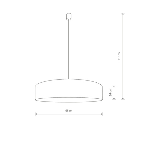 Nowodvorski Lampa wisząca złota TURDA 