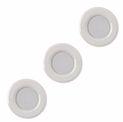 Lampki LED podszafkowe z czujnikiem ruchowym okrągłe białe 4000K