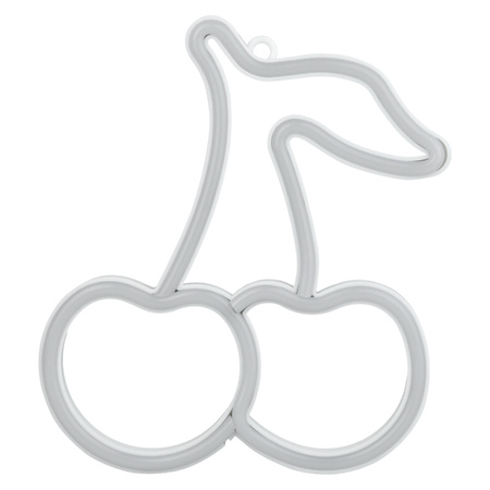 Dekoracja świetlna Neon LED "czereśnia", 19 x 22,5 cm