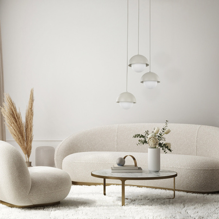 Lampa wisząca BONO BEIGE 3xG9