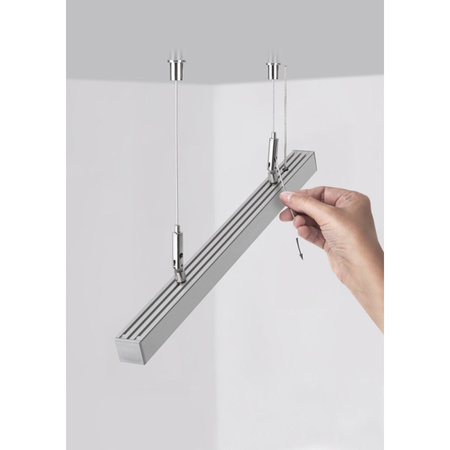 Kluś Zestaw mocowań RD-2, srebrny, mosiądz