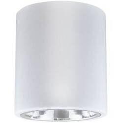 Oprawa natynkowa JUPITER 13 MD-4011 okrągła biała metalowa 1xE27