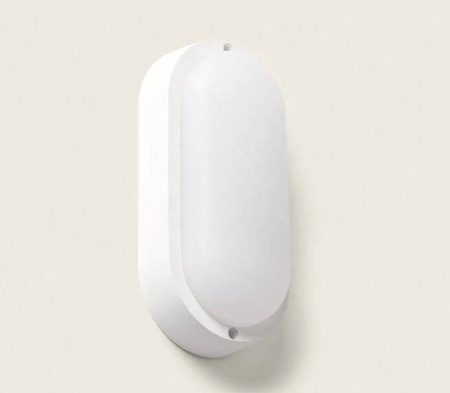 Plafon LED 25W Owalny 94x198 mm Hublot White 6500k z Czujnikiem Ruchu IP65