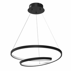 Lampa wisząca LUCERO BLACK 48W LED czarny mat
