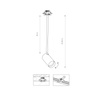 Nowodvorski Lampa podtynkowa czarno złota MONO SURFACE LONG M 