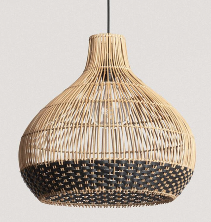 Naturalna Lampa wisząca Rattanowa Amari Ø50 cm Boho