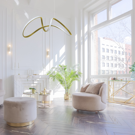 Lampa wisząca TESORO GOLD 48W LED złota