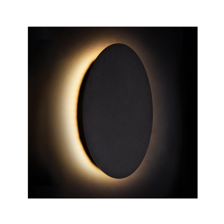 Nowodvorski Kinkiet czarny RING LED M 