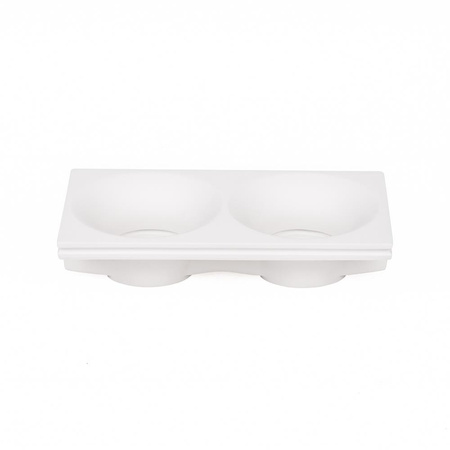 Oprawa Gipsowa V-TAC 2xGU10 Sufitowa Biała 190x100 VT-11012 3 Lata Gwarancji