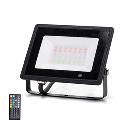  NAŚWIETLACZ LED RGB 30W czarny