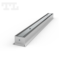 LED Profil LINE maskownica do mocowania na zawiesiach (część widoczna-aluminium surowe, niewidoczna-stal czarna+ocynk) (nr kat 771304)