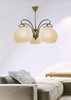 Lampa sufitowa PALMIRA BLACK / GOLD 3xE27 60W