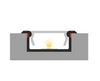 LED P6-5 Profil 2000 mm biały lakierowany (nr kat 866511)