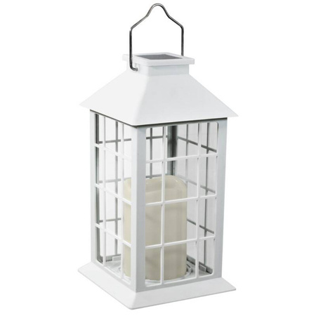 Lampa solarna Led LATARENKA Biała 27cm