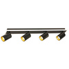 Spot Parma 4 4xGU10 + 1xLED CCT czarna LP-0612/4C BK