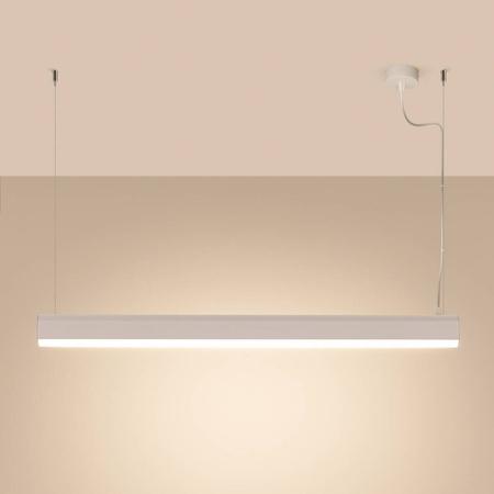 Lampa wisząca FARGE biała LED 3000K