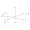 Lampa sufitowa ASTRA 4xE27