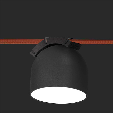 Oprawa Projektor Szynosystem Taśmowy 48V V-TAC 12W LED 120st Czarna VT-41112 3000K 800lm 3 Lata Gwarancji