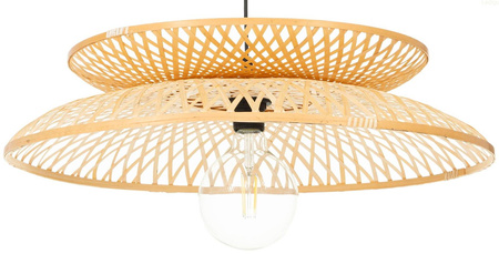 Lampa wisząca boho ZEN bambusowa duża 60cm E27