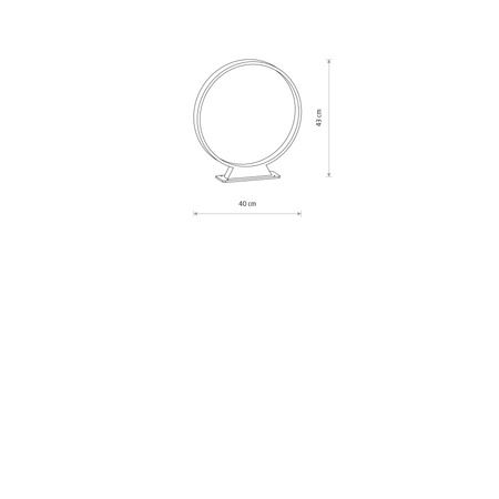 Lampa zewnętrzna RING LIV LED 6W 3000K Nowodvorski 11538