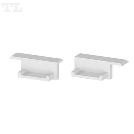 Komplet zaślepek bocznych szarych P6-2 ½ do osłonki C13 (2 szt z otworem ) (nr kat 770620501)