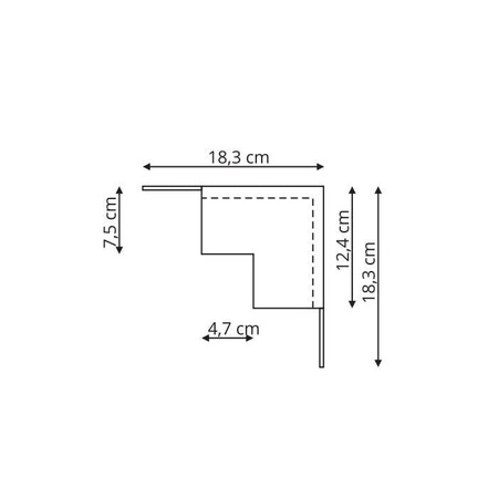 Łącznik wewnętrzny magnetic  LP-553-MAG-BK