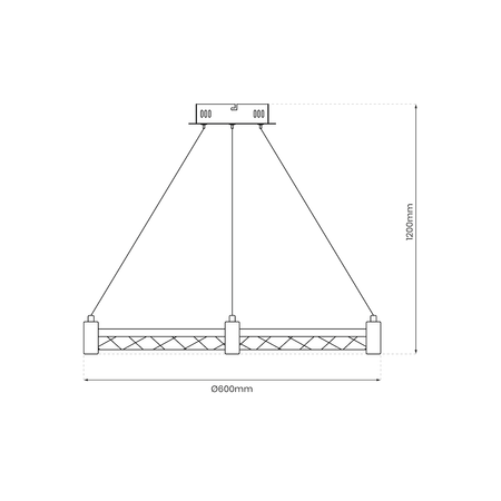Lampa wisząca ELEGANCE 36W LED