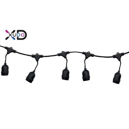 Ogrodowa Girlanda Świetlna LED 10m 10xE27 z żarówkami 1W