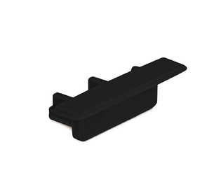 Zaślepka końcowa MICRO-NK czarna KLUŚ 24362