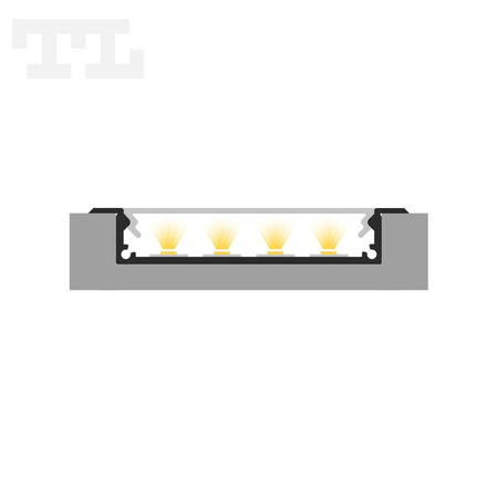 LED P21-1 Profil 2000 mm anod (nr kat 8621102)