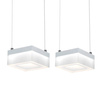 Lampa wisząca Milagro Cubo LED 24W 4000K biała
